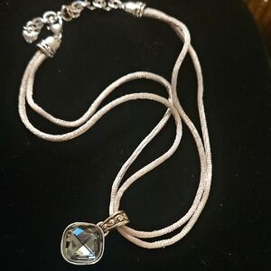 Brighton Venus Rising Double Cord And Pendant Necklace.